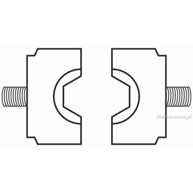 985920 - matryca sześciokątna do szczypiec 985913, 70 mm²