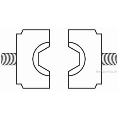 985920 - matryca sześciokątna do szczypiec 985913, 70 mm²