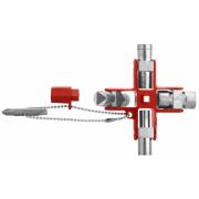 838305 - klucz krzyżakowy do szaf elektrycznych z wieloma końcówkami