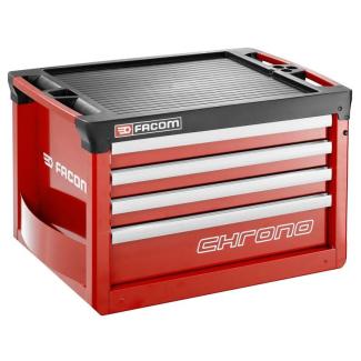 CHRONO.C4M3A - skrzynia 4 szuflady, czerwona