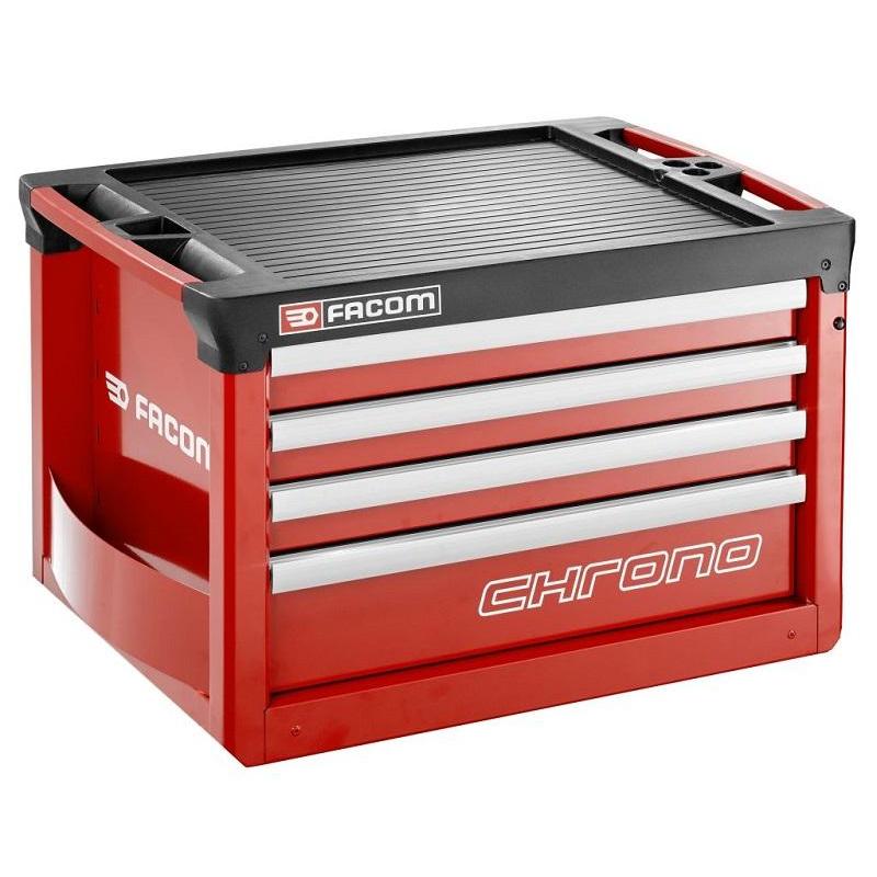 CHRONO.C4M3A - skrzynia 4 szuflady, czerwona
