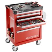 CHRONO.6M3A - wózek 6 szuflad, czerwony