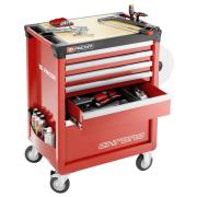 CHRONO.6M3A - wózek 6 szuflad, czerwony