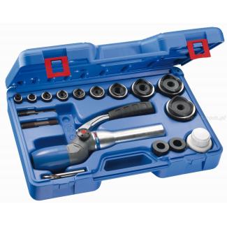 587110 - zestaw z przyrządem hydraulicznym 2-pozycyjnym i wycinaki PG, 12,7 - 60 mm