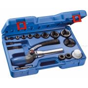 658689 - zestaw z przyrządem hydraulicznym 2-pozycyjnym i wycinaki ISO, M12 - M63