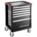 CHRONO.6GM3A - roller cabinet, 6 drawers, 3 modules per drawer, black
