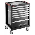 CHRONO.7GM3A - roller cabinet, 7 drawers, 3 modules per drawer, red