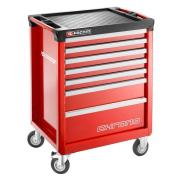 CHRONO.7M3A - wózek 7 szuflad, czerwony