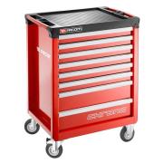 CHRONO.8M3A - wózek 8 szuflad, czerwony