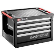 CHRONO.C4GM3A - skrzynia 4 szuflady, czarna CHRONO.C4GM3A - skrzynia 4 szuflady, czarna