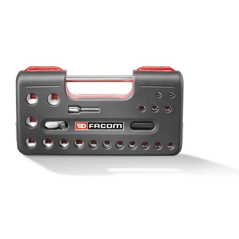 SL.DBOX4 - zestaw nasadek 1/2" w kasecie, 8mm - 32 mm