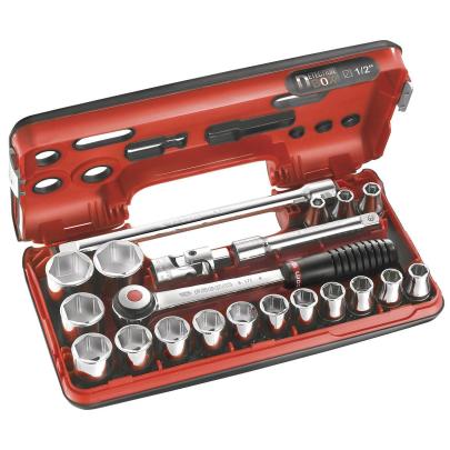 S.DBOX500 - zestaw nasadek 1/2" w kasecie, 8 mm - 32 mm