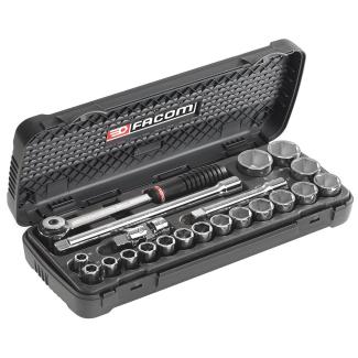 S.200DP - zestaw nasadek 1/2" w kasecie, 10 mm - 32 mm