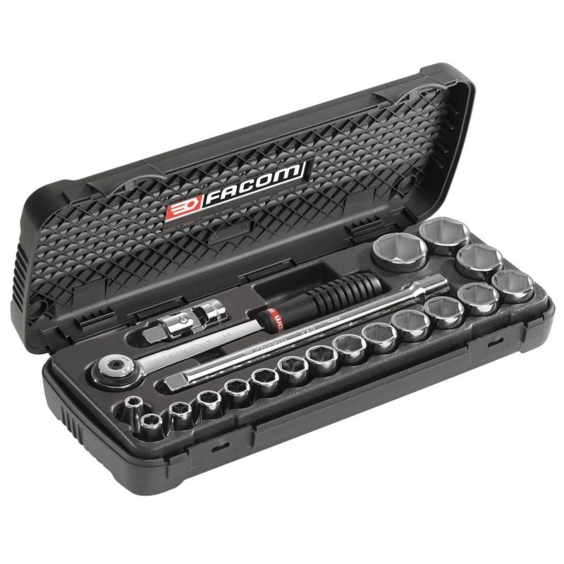 S.600 - zestaw nasadek 1/2" w kasecie, 8 mm - 32 mm S.600 - zestaw nasadek 1/2" w kasecie, 8 mm - 32 mm