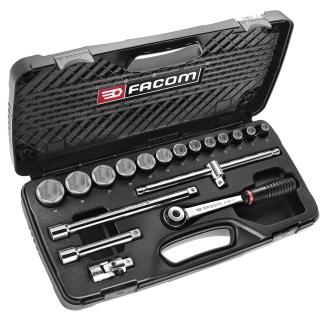 S.429EP - zestaw nasadek 1/2" w kasecie, 10 mm - 32 mm