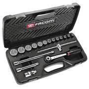 S.429EP - zestaw nasadek 1/2" w kasecie, 10 mm - 32 mm S.429EP - zestaw nasadek 1/2" w kasecie, 10 mm - 32 mm