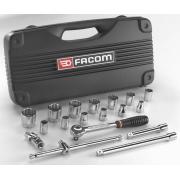 S.428EP - zestaw nasadek 1/2" w kasecie, 10 mm - 32 mm S.428EP - zestaw nasadek 1/2" w kasecie, 10 mm - 32 mm