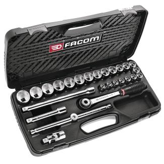 S.431ADP - zestaw nasadek 1/2" w kasecie, 10 mm - 32 mm