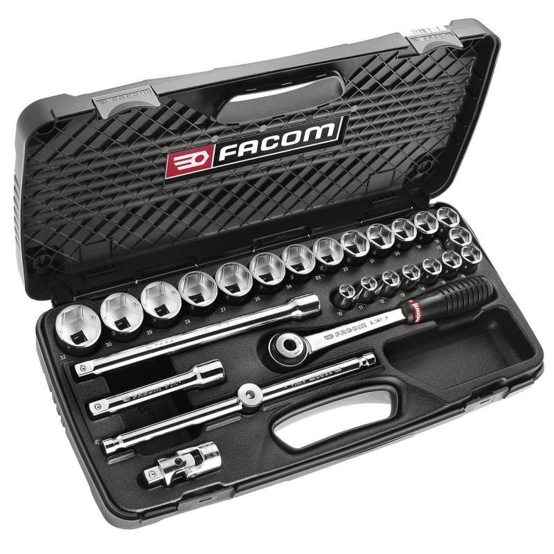 S.431ADP - zestaw nasadek 1/2" w kasecie, 10 mm - 32 mm S.431ADP - zestaw nasadek 1/2" w kasecie, 10 mm - 32 mm