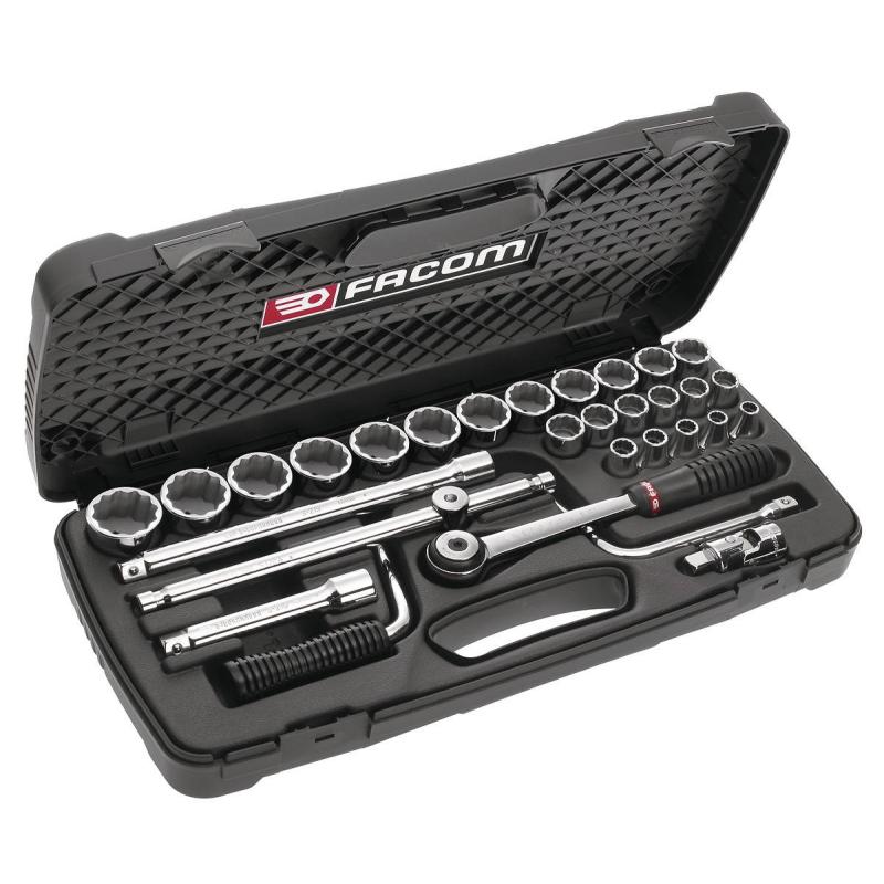 S.440AP - zestaw nasadek 1/2" w kasecie, 8 mm - 34 mm S.440AP - zestaw nasadek 1/2" w kasecie, 8 mm - 34 mm