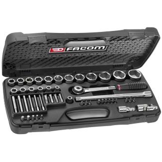 S.800 - zestaw nasadek 1/2" w kasecie, 8 mm - 34 mm