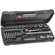 S.800 - zestaw nasadek 1/2" w kasecie, 8 mm - 34 mm S.800 - zestaw nasadek 1/2" w kasecie, 8 mm - 34 mm