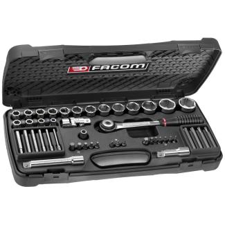 S.900 - zestaw nasadek 1/2" w kasecie, 8 mm - 32 mm