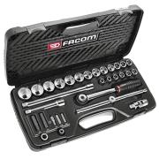 S.447DP - zestaw nasadek 1/2" w kasecie, 10 mm - 32 mm S.447DP - zestaw nasadek 1/2" w kasecie, 10 mm - 32 mm