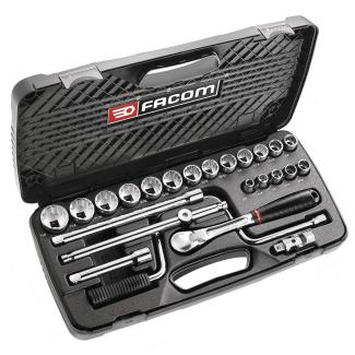 SL.441AUP - zestaw nasadek 1/2" w kasecie, 3/8" - 1'1/4"