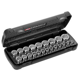 S.400A - zestaw nasadek 1/2" w kasecie, 8 mm - 32 mm