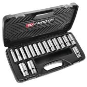 S.404E - zestaw nasadek 1/2" w kasecie, 12 mm - 32 mm S.404E - zestaw nasadek 1/2" w kasecie, 12 mm - 32 mm