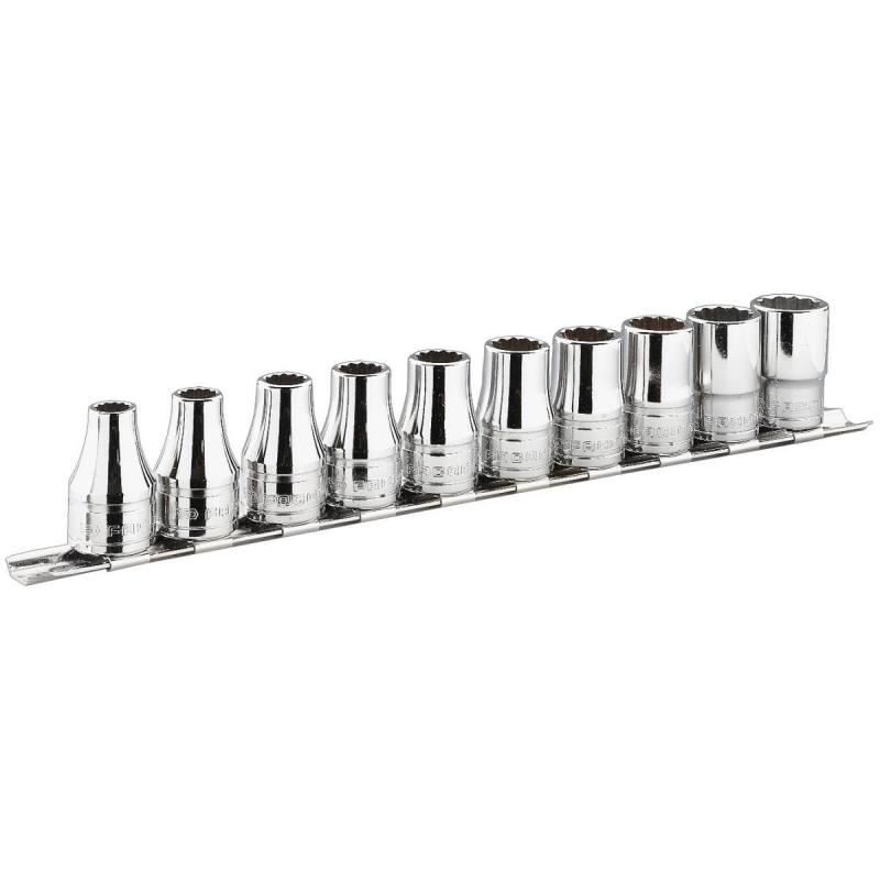 S.40E - zestaw nasadek 1/2" na szynie, 8 mm - 16 mm S.40E - zestaw nasadek 1/2" na szynie, 8 mm - 16 mm