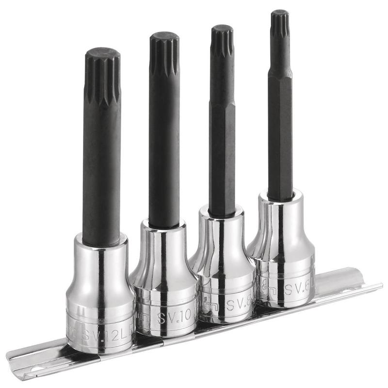 SV.41A - zestaw nasadek 1/2" do wkrętaków na szynie, M8 - M12 długie SV.41A - zestaw nasadek 1/2" do wkrętaków na szynie, M8 - M12 długie
