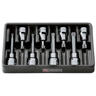 SV.J8A - zestaw nasadek 1/2" do wkrętaków na szynie, M6 - M12 standard i M6 - M12 długie