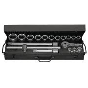 K.436E - zestaw nasadek 3/4" w skrzynce, 19 mm - 55 mm K.436E - zestaw nasadek 3/4" w skrzynce, 19 mm - 55 mm