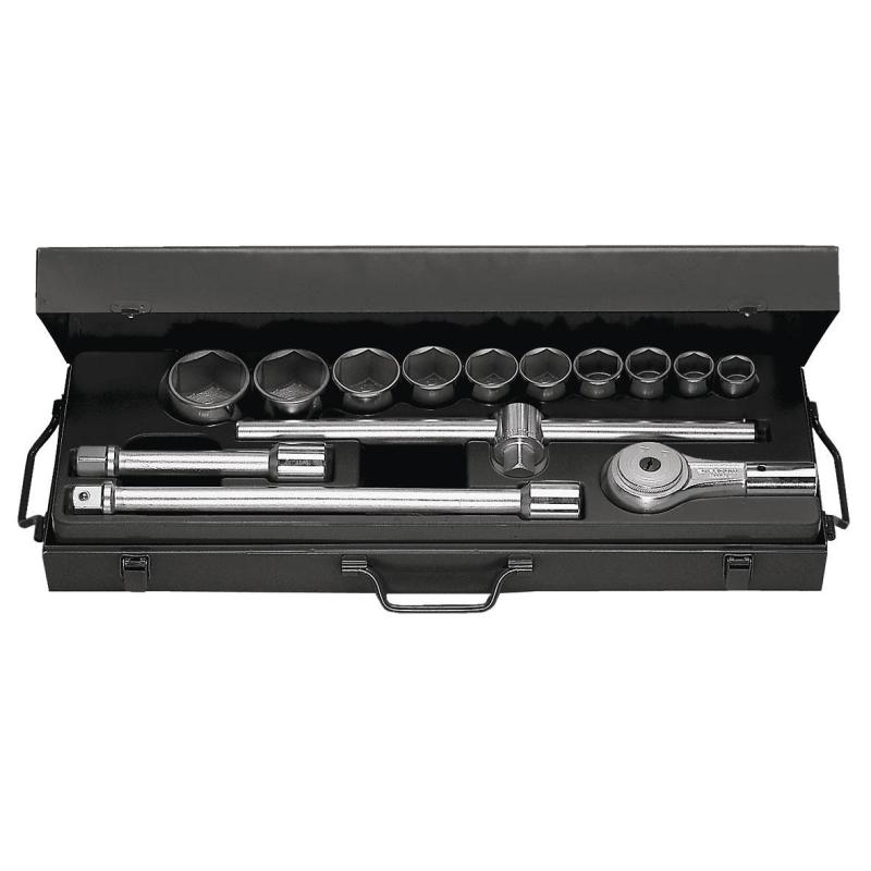 K.421N - zestaw nasadek 3/4" w skrzynce, 22 mm - 50 mm K.421N - zestaw nasadek 3/4" w skrzynce, 22 mm - 50 mm