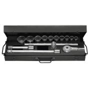 K.421N - zestaw nasadek 3/4" w skrzynce, 22 mm - 50 mm K.421N - zestaw nasadek 3/4" w skrzynce, 22 mm - 50 mm