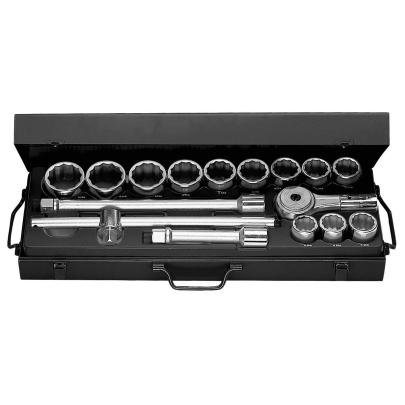 K.432E - zestaw nasadek 3/4" w skrzynce, 30 mm - 55 mm