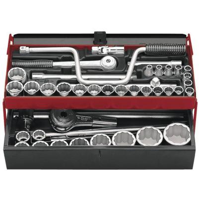 SK.452U - zestaw nasadek 1/2" i 3/4" w skrzynce, 3/8" - 2"