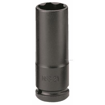 NSB.22 - nasadka 1/2" 6-kątna cienkościenna, udarowa, 22 mm