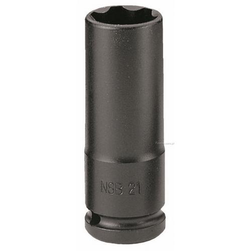 NSB.30 - nasadka 1/2" 6-kątna cienkościenna, udarowa, 30 mm