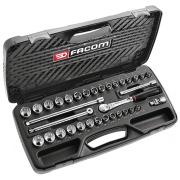 JL.430MU - zestaw nasadek 3/8" w kasecie, 7 mm - 24 mm i 1/4" - 1"