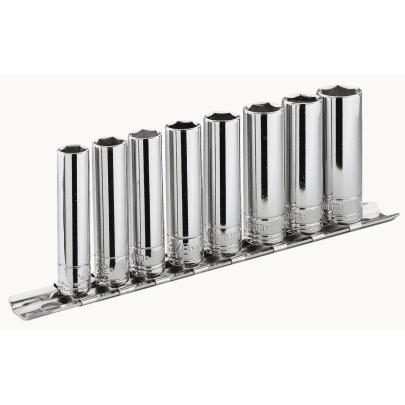 JL.40U - zestaw nasadek 3/8" na szynie, 1/4" - 13/16"
