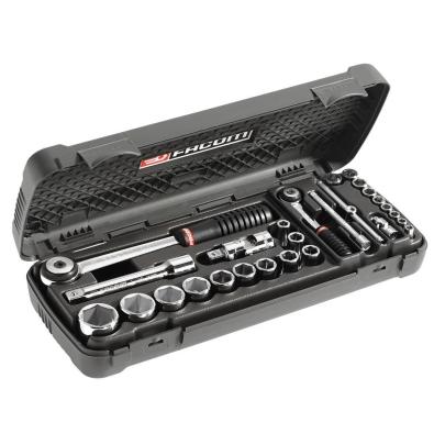 RS.100 - zestaw nasadek  1/4" i 1/2" w kasecie, 5,5 mm - 27 mm