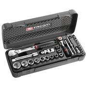 RS.360 - zestaw nasadek  1/4" i 1/2" w kasecie, 5,5 mm - 27 mm