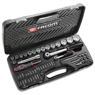 RS.440E - zestaw nasadek  1/4" i 1/2" w kasecie, 5,5 mm - 32 mm