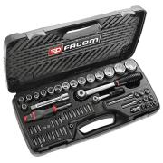 RS.440E - zestaw nasadek  1/4" i 1/2" w kasecie, 5,5 mm - 32 mm