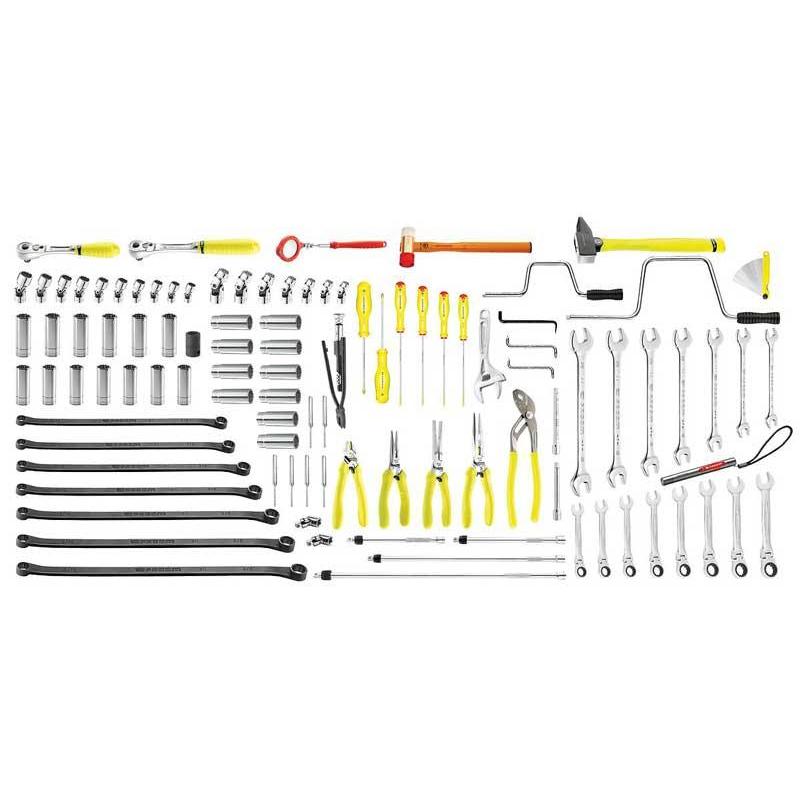 CU.AEENG-1 - zestaw 104 narzędzi calowych dla mechanika silnikowego CU.AEENG-1 - zestaw 104 narzędzi calowych dla mechanika silnikowego