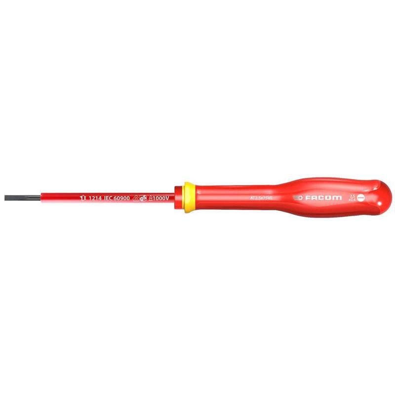 AT2.5X50VE - Wkrętak izolowany 1000V Protwist® do śrub z rowkiem, 2,5x50 mm AT2.5X50VE - Wkrętak izolowany 1000V Protwist® do śrub z rowkiem, 2,5x50 mm