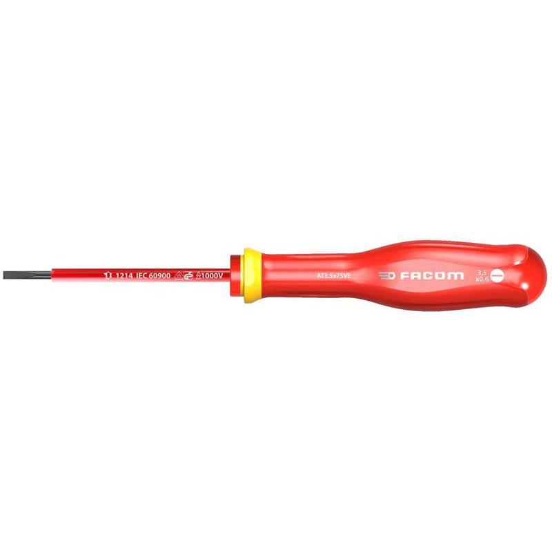 AT3X75VE - Wkrętak izolowany 1000V Protwist® do śrub z rowkiem, 3x75 mm AT3X75VE - Wkrętak izolowany 1000V Protwist® do śrub z rowkiem, 3x75 mm